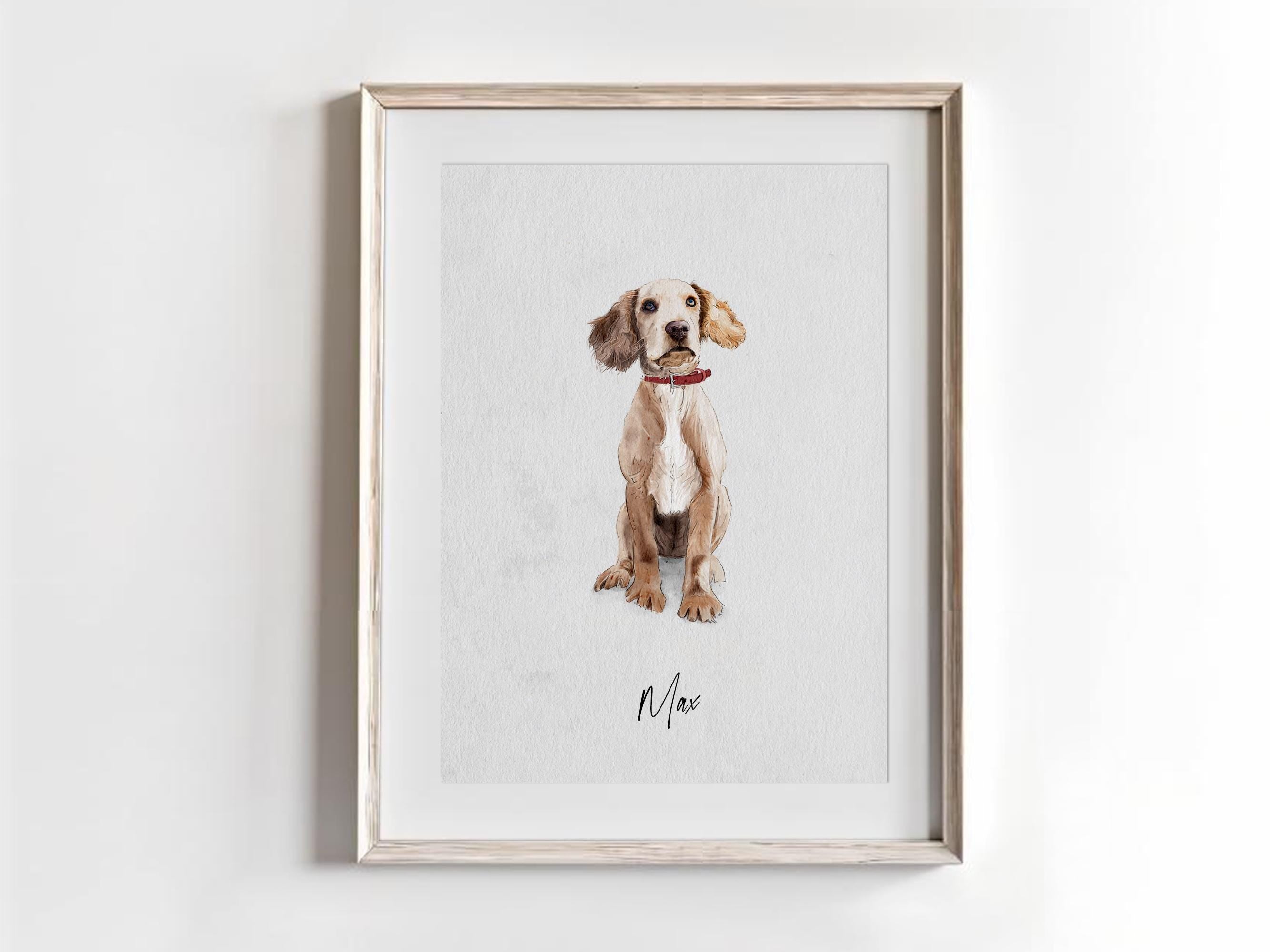 Watercolor Pet portrait