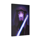 Canvas print of a dog in starwar themed.