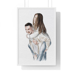 Illustration of a couple in watercolor
