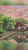 Hand-painted watercolor venue illustration