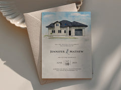 water color venue_illustration cards